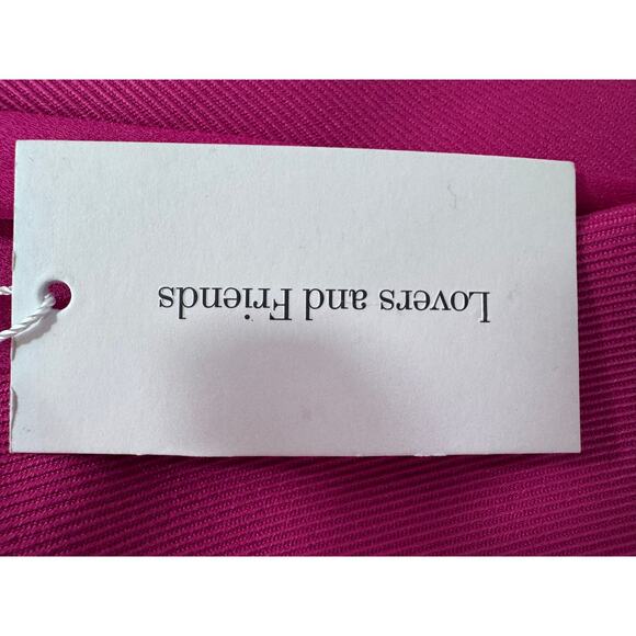 "NEW W/DEFECT"  "Lovers & Friends" Hot Pink Trench Coat SZ XS Fairy Goth Blondie - Picture 7 of 16